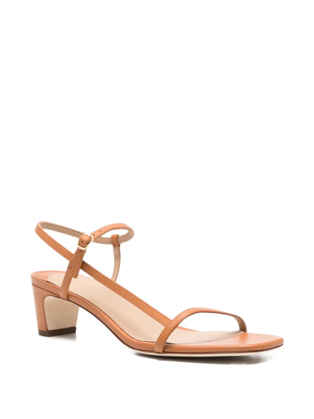 Lauren Ralph Lauren Lainee leren sandalen met bandjes Bruin