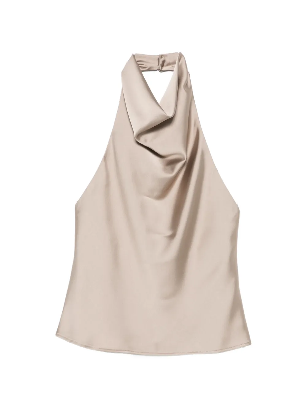 IMPERIAL cowl-neck halterneck top - Toni neutri