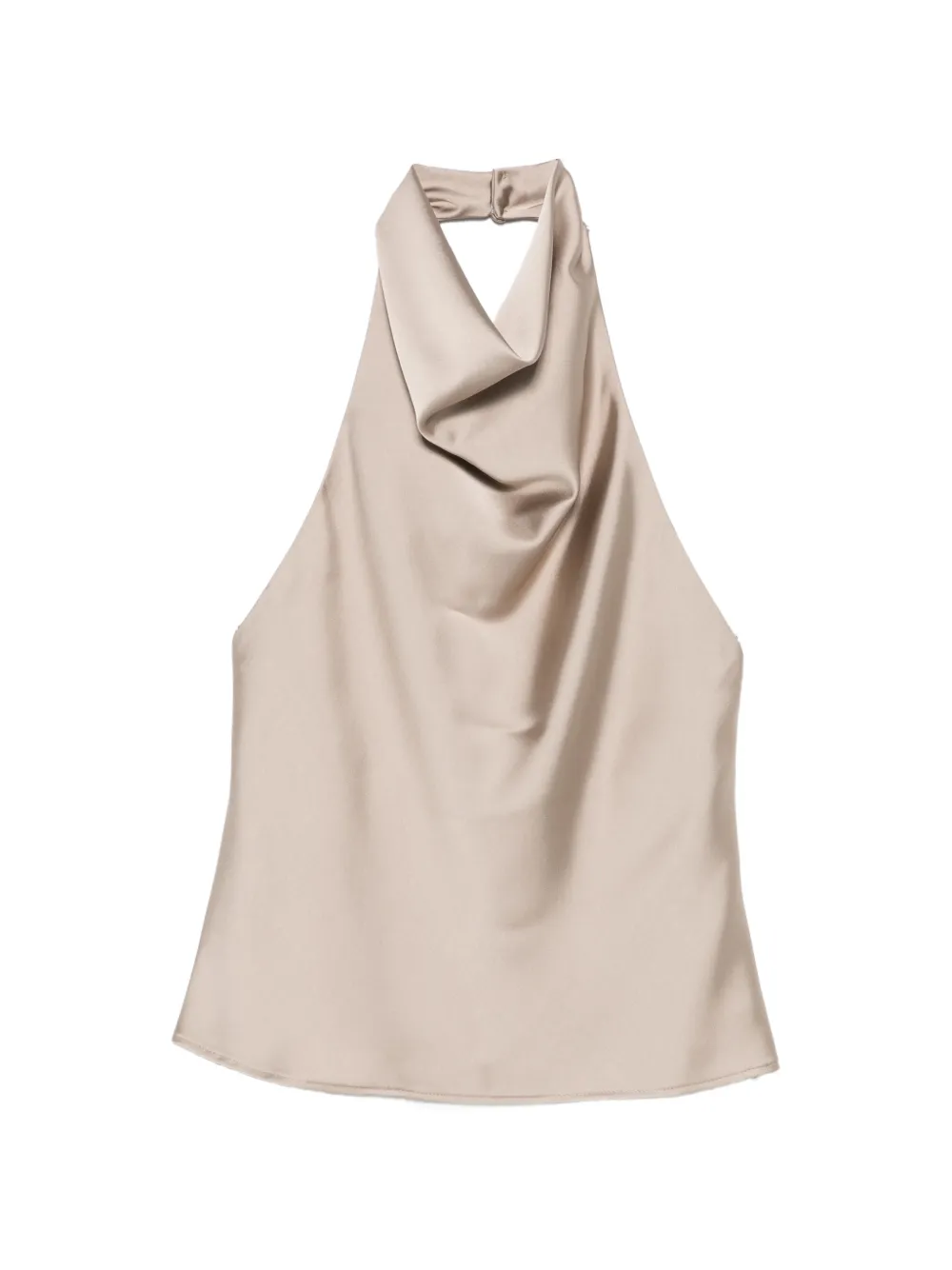 IMPERIAL cowl-neck halterneck top - Toni neutri