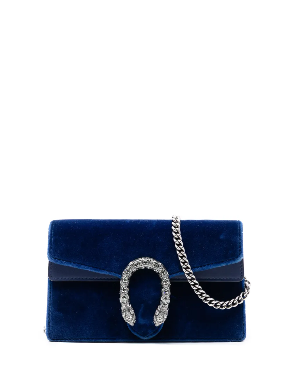 Gucci Pre-Owned 2016-2025 Mini Velvet Dionysus crossbody bag - Blu
