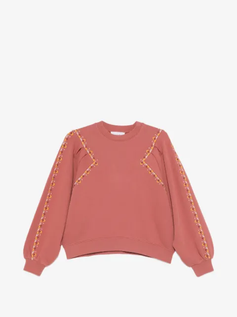 Ba&Sh sweat Mesta à manches bouffantes