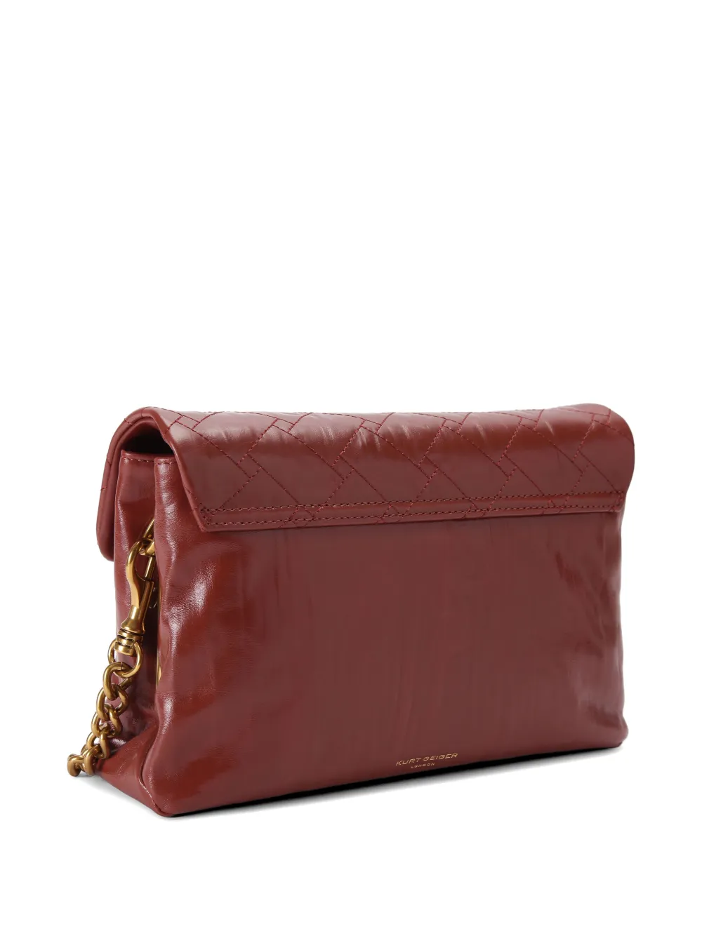 Kurt Geiger London Celia gewatteerde schoudertas Rood