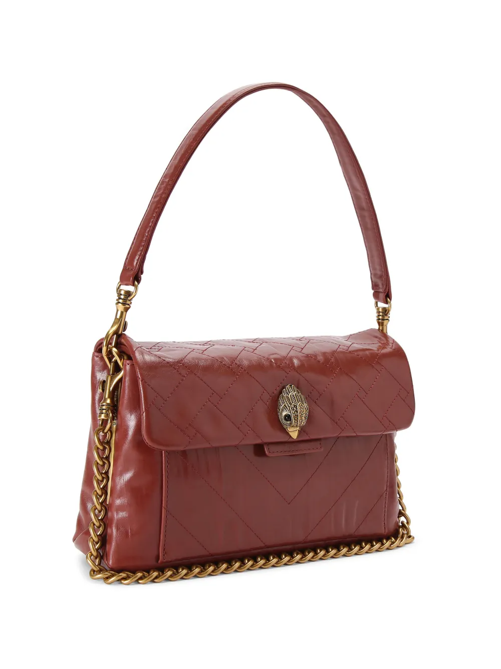 Kurt Geiger London Celia gewatteerde schoudertas Rood