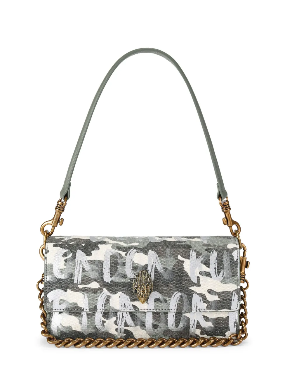 Kurt Geiger London Borsa a spalla Soft Shoreditch camouflage - Grigio