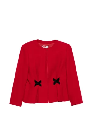 Valentino Garavani Crepe Couture Jacket | Red | FARFETCH
