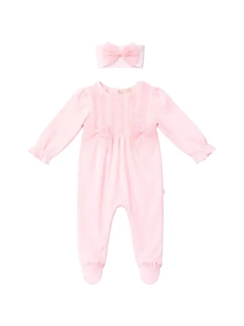 CACHAREL KIDS bow-embellishment headband and pyjama set