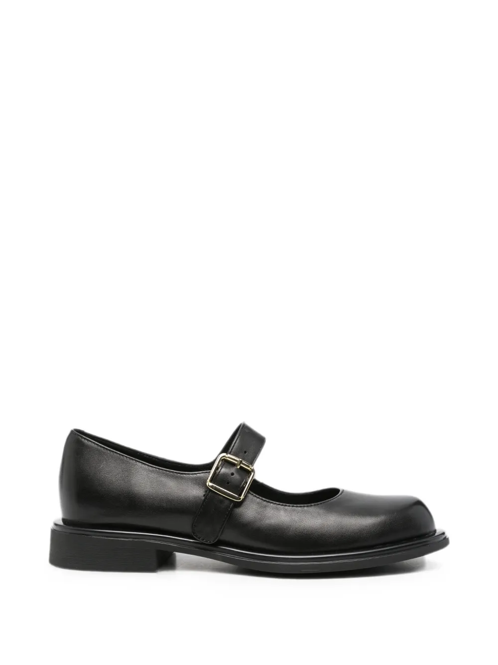 ADRIANNA FERETTI buckle-strap leather pumps Zwart
