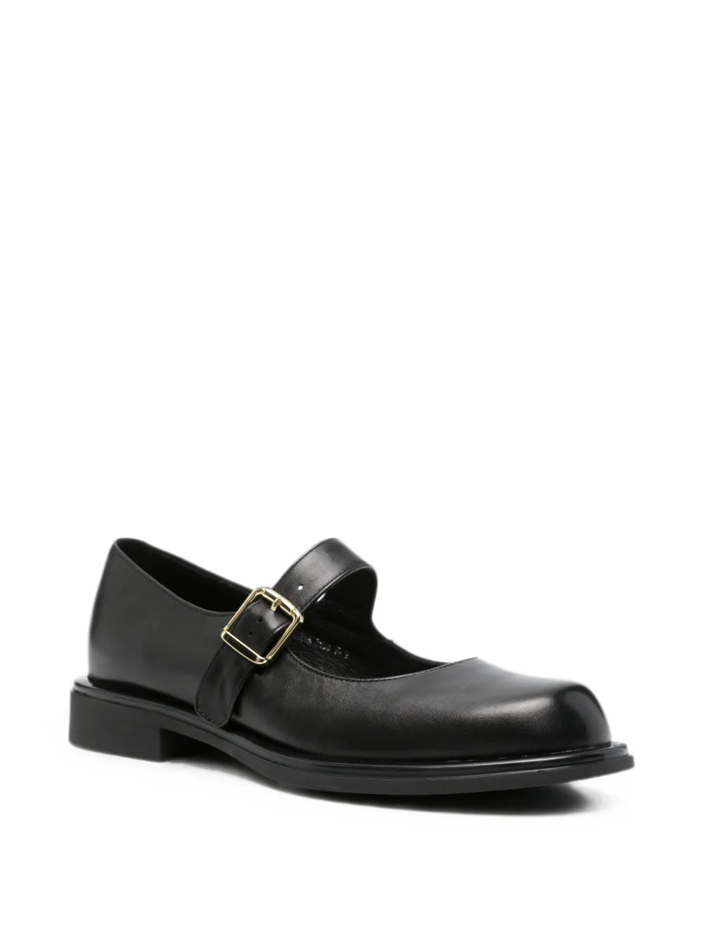 ADRIANNA FERETTI buckle-strap leather pumps Zwart