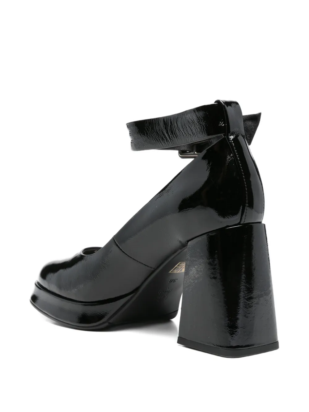 ADRIANNA FERETTI Lakleren pumps Zwart