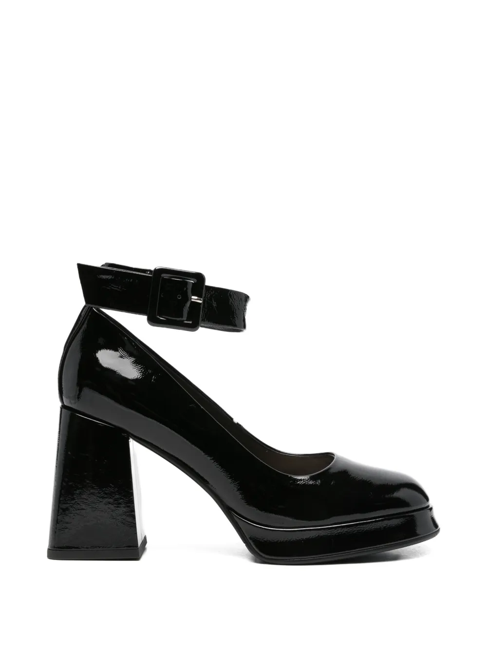 ADRIANNA FERETTI Lakleren pumps Zwart