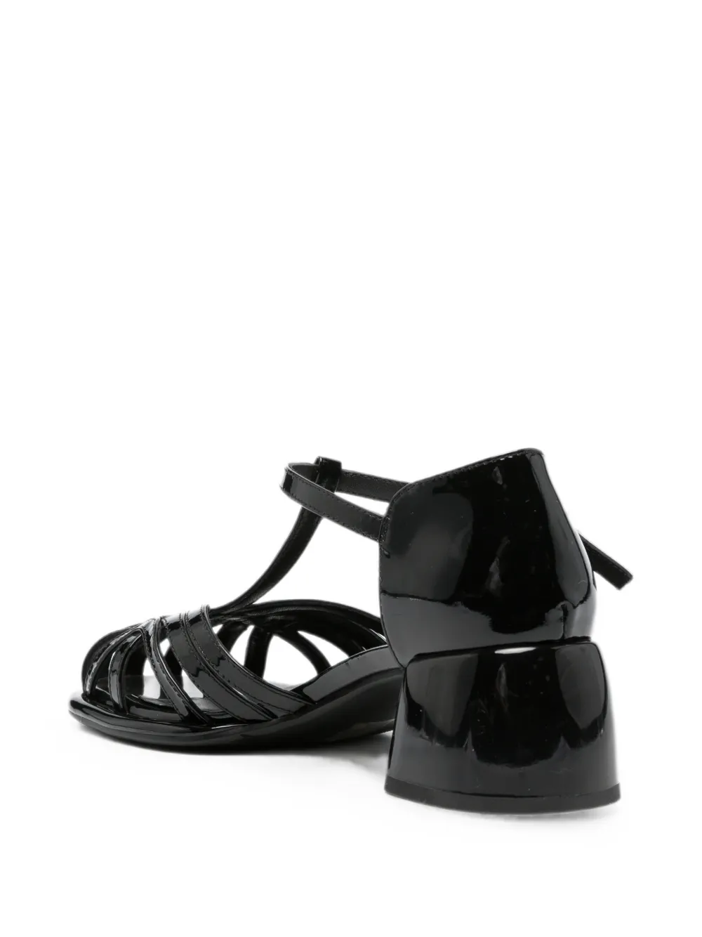 ADRIANNA FERETTI Gekooide sandalen met T-bandje Zwart