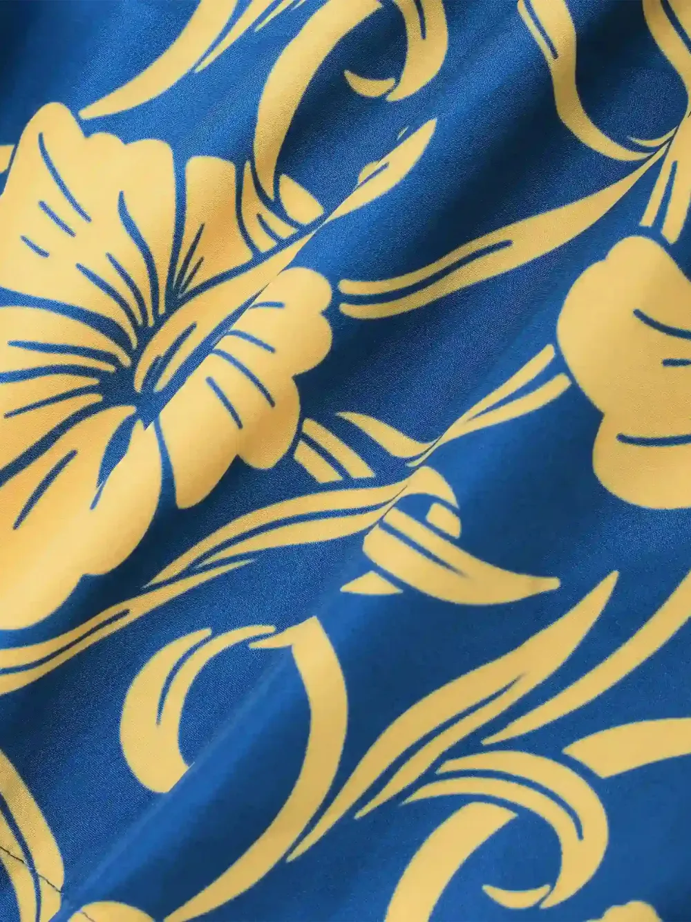 Drôle De Monsieur Hibiscus shorts met bloemen Blauw