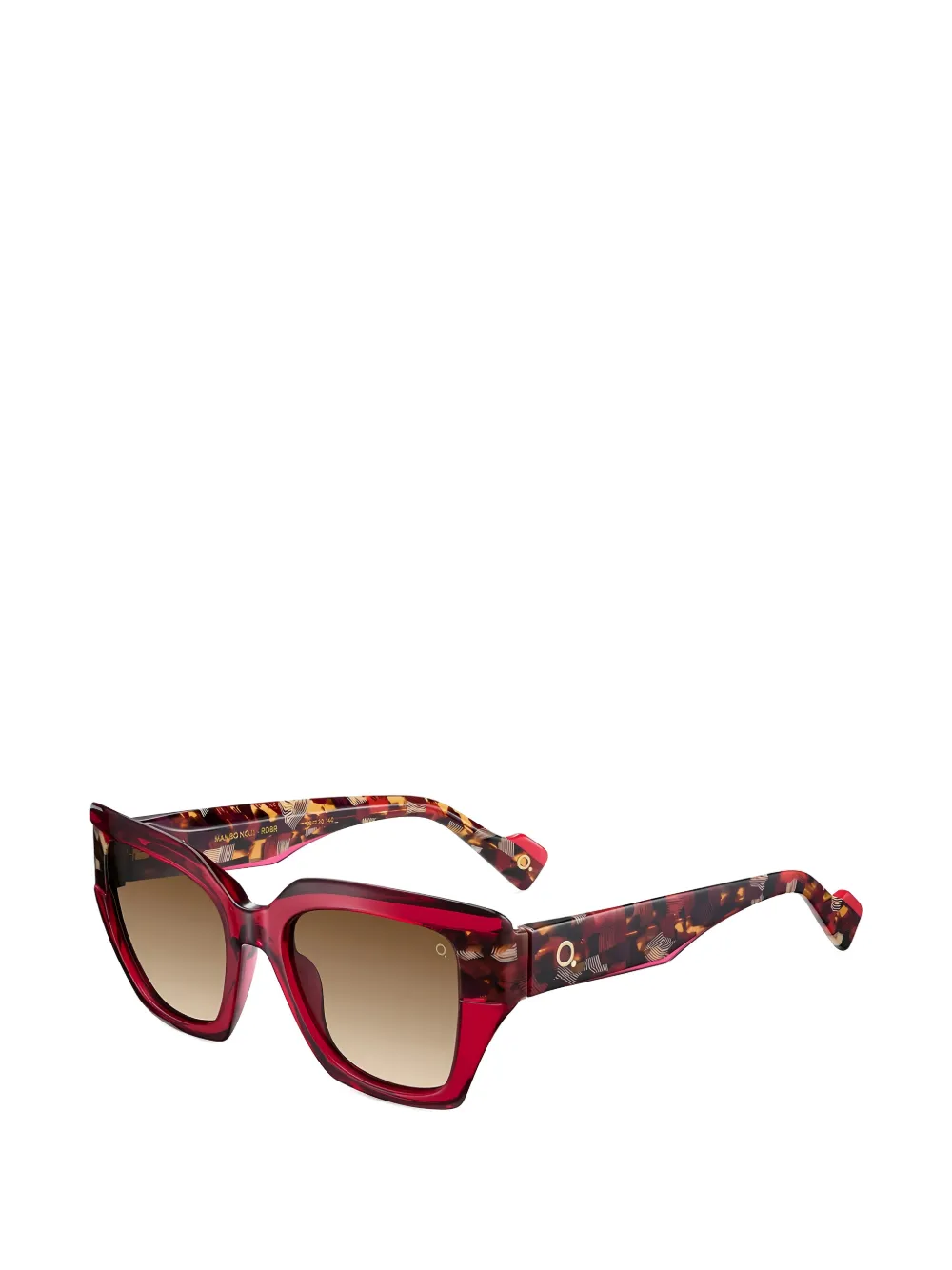 Etnia Barcelona Mambo zonnebril met geometrisch montuur Rood