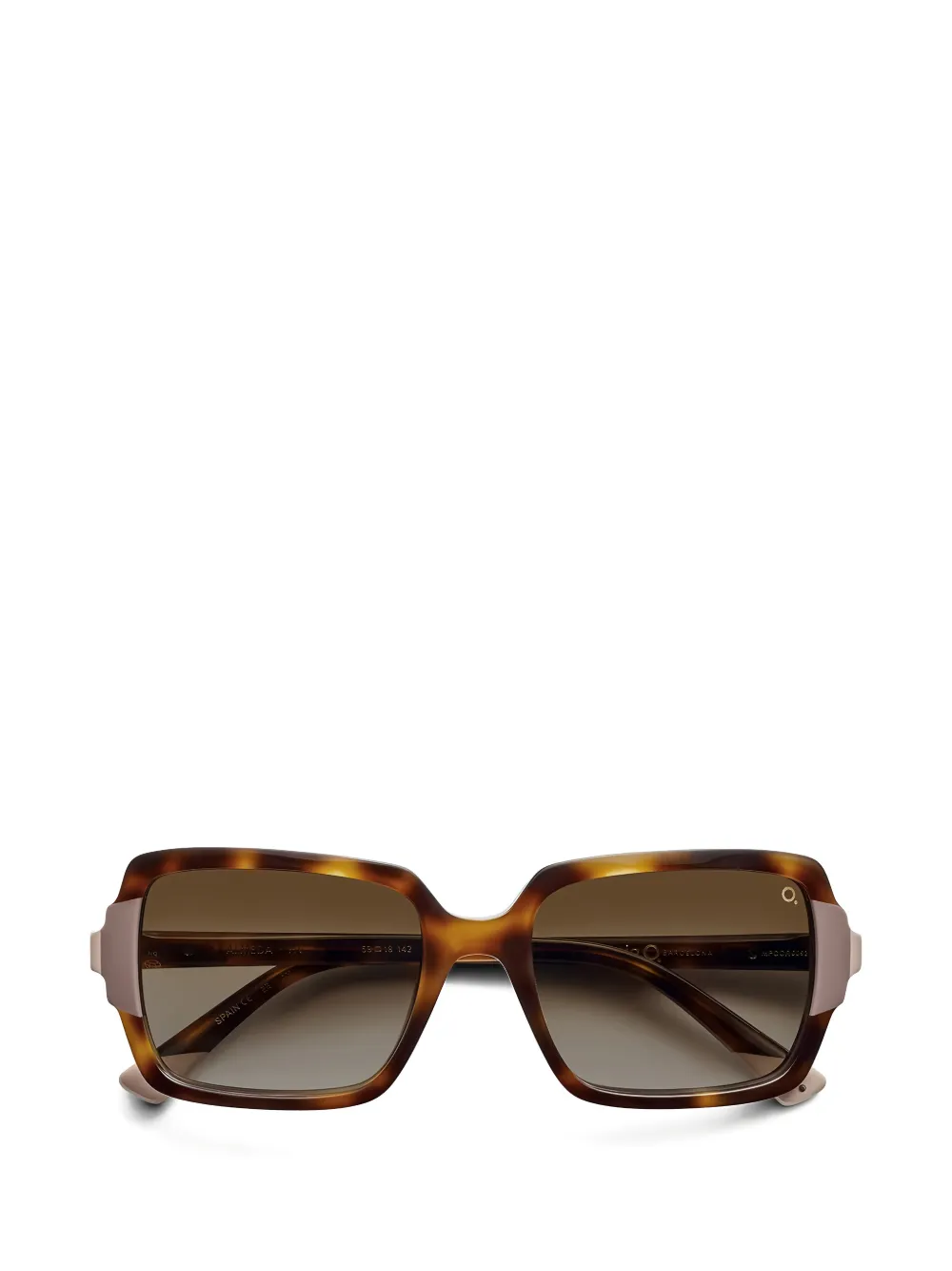 Etnia Barcelona Almeda square frame sunglasses - Marrone