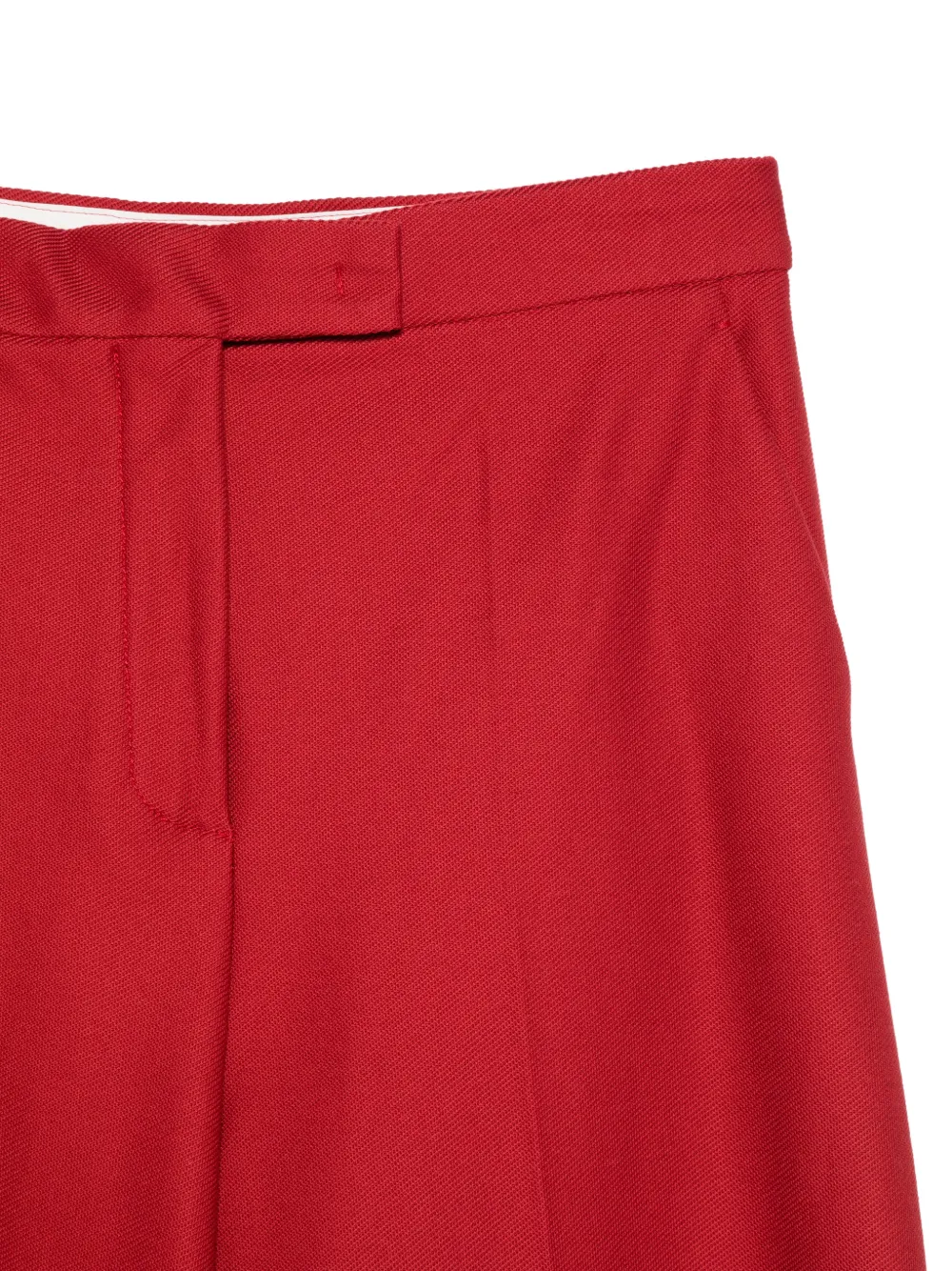 Max Mara High waist broek Rood
