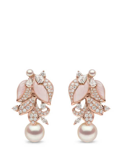 Yoko London Cleopatra øreringe med perle og diamant