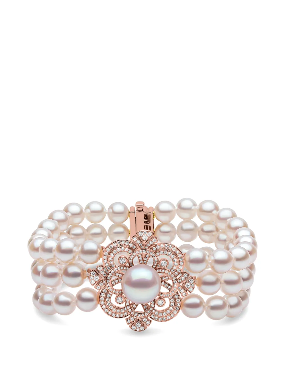 Yoko London Classic akoya pearl and diamond bracelet