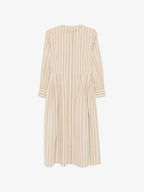 Antonelli striped pleated dress