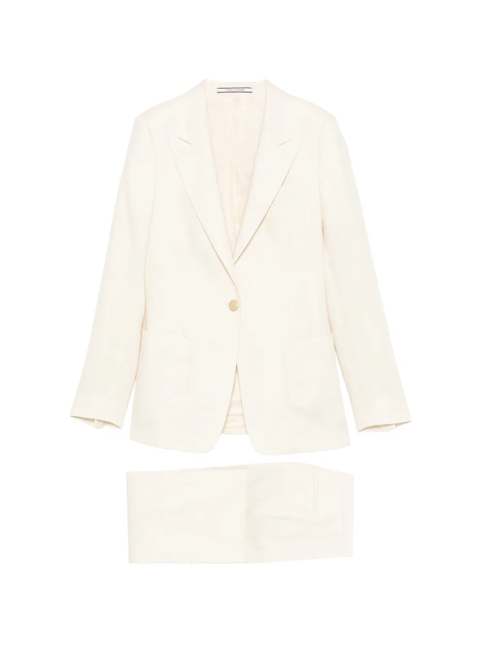 Tagliatore single-breasted linen suits - Toni neutri