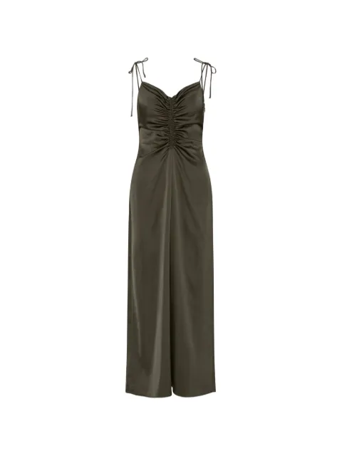 ROTATE BIRGER CHRISTENSEN V-neck slip maxi dress