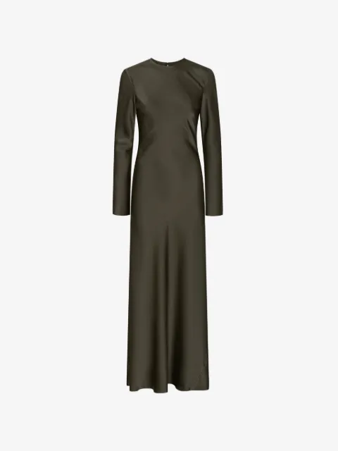 ROTATE BIRGER CHRISTENSEN round-neck maxi dress