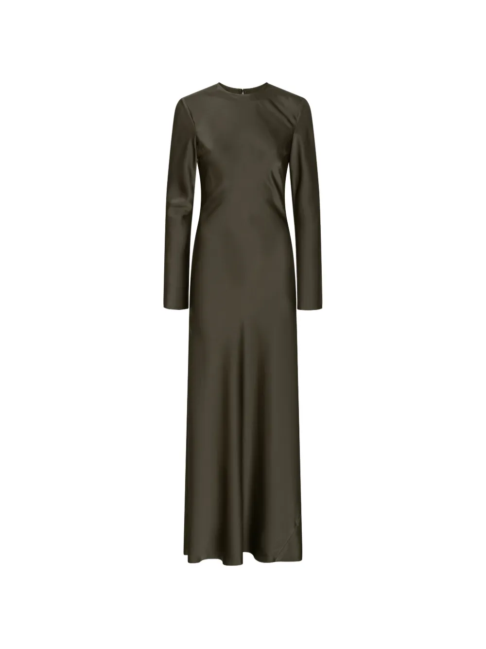 ROTATE BIRGER CHRISTENSEN robe longue à col rond - Vert ROTATE BIRGER CHRISTENSEN robe longue à col rond - Vert