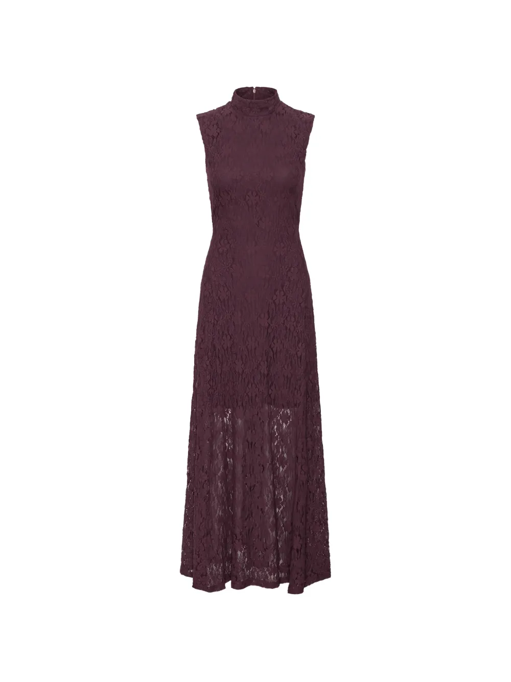 ROTATE BIRGER CHRISTENSEN lace flared maxi dress