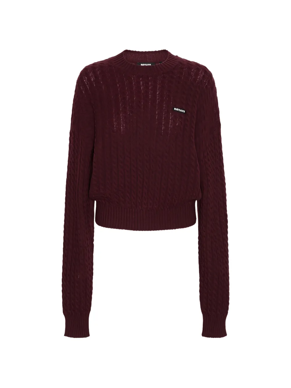 ROTATE BIRGER CHRISTENSEN Pullover mit Zopfmuster
