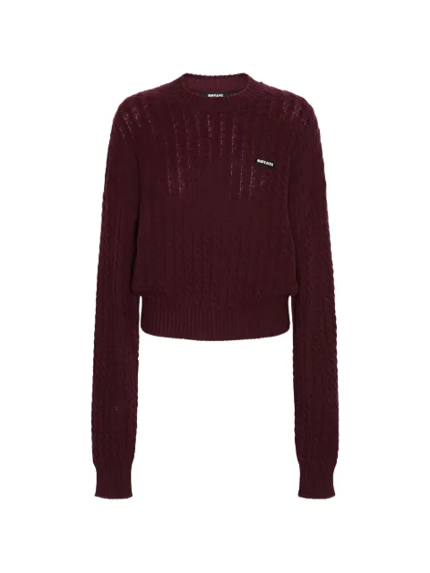 ROTATE BIRGER CHRISTENSEN cable crewneck sweater