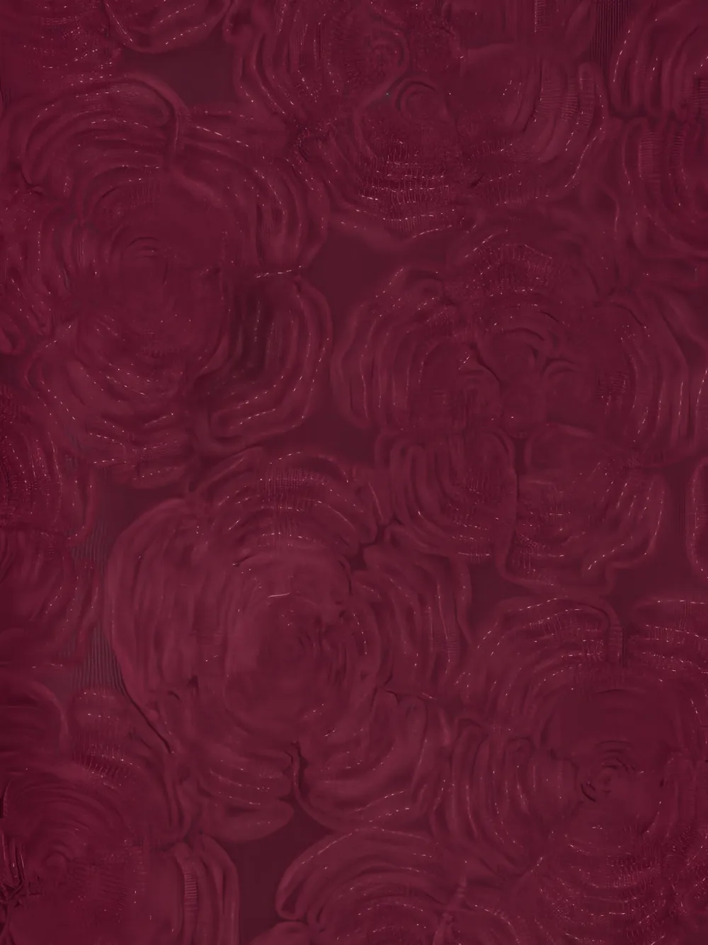 ROTATE BIRGER CHRISTENSEN Mesh jurk met bloemen en ruches Rood