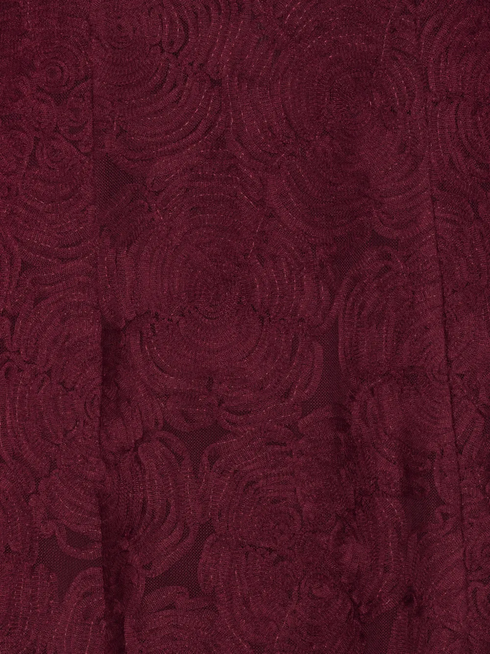 ROTATE BIRGER CHRISTENSEN Flared jurk met bloemen en mesh Rood