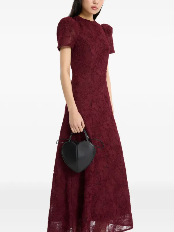 rotate floral mesh maxi dress ROTATE Flower Mesh Maxi Dress (OTA114683857) - Maxi dresses