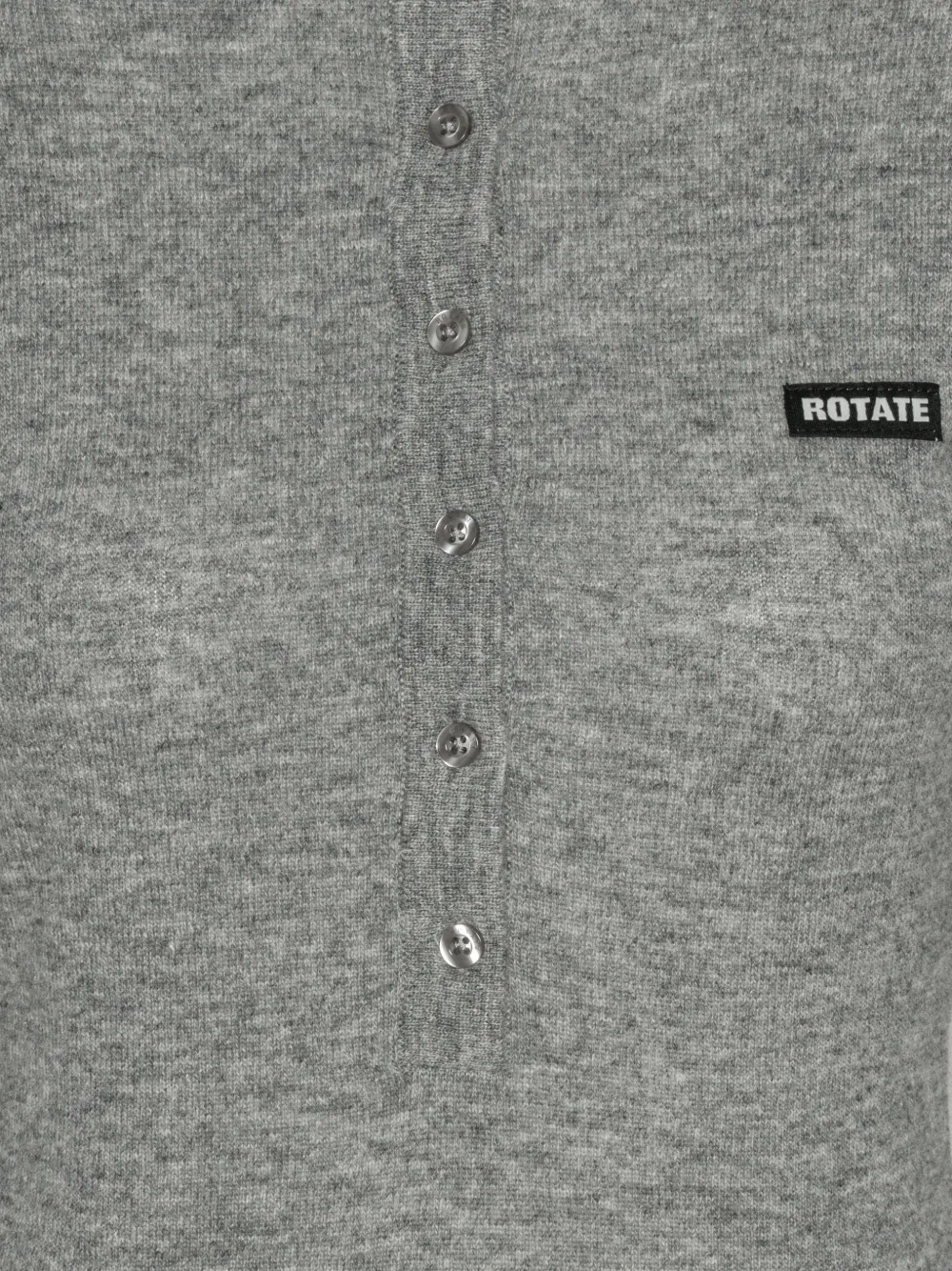 ROTATE BIRGER CHRISTENSEN Polotop met lange mouwen Grijs