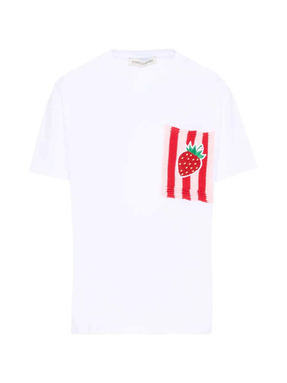 Joshua Sanders Kids strawberry patch T-shirt - Bianco