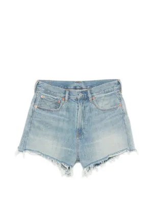 Alexander Wang ダメージ ショートパンツ | ブルー | FARFETCH JP Alexander Wang ダメージ ショートパンツ | ブルー | FARFETCH JP