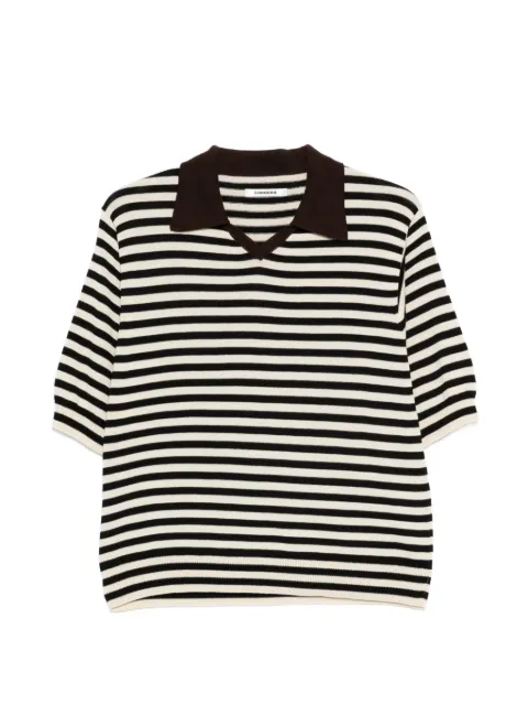 Cordera stripe-pattern knitted T-shirt 