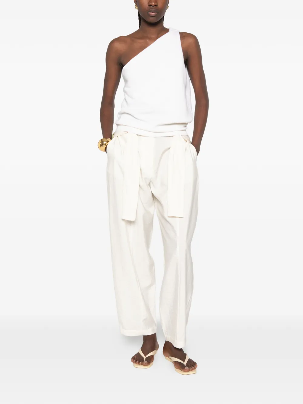  Cordera Pantalones Con Botones - Blanco 