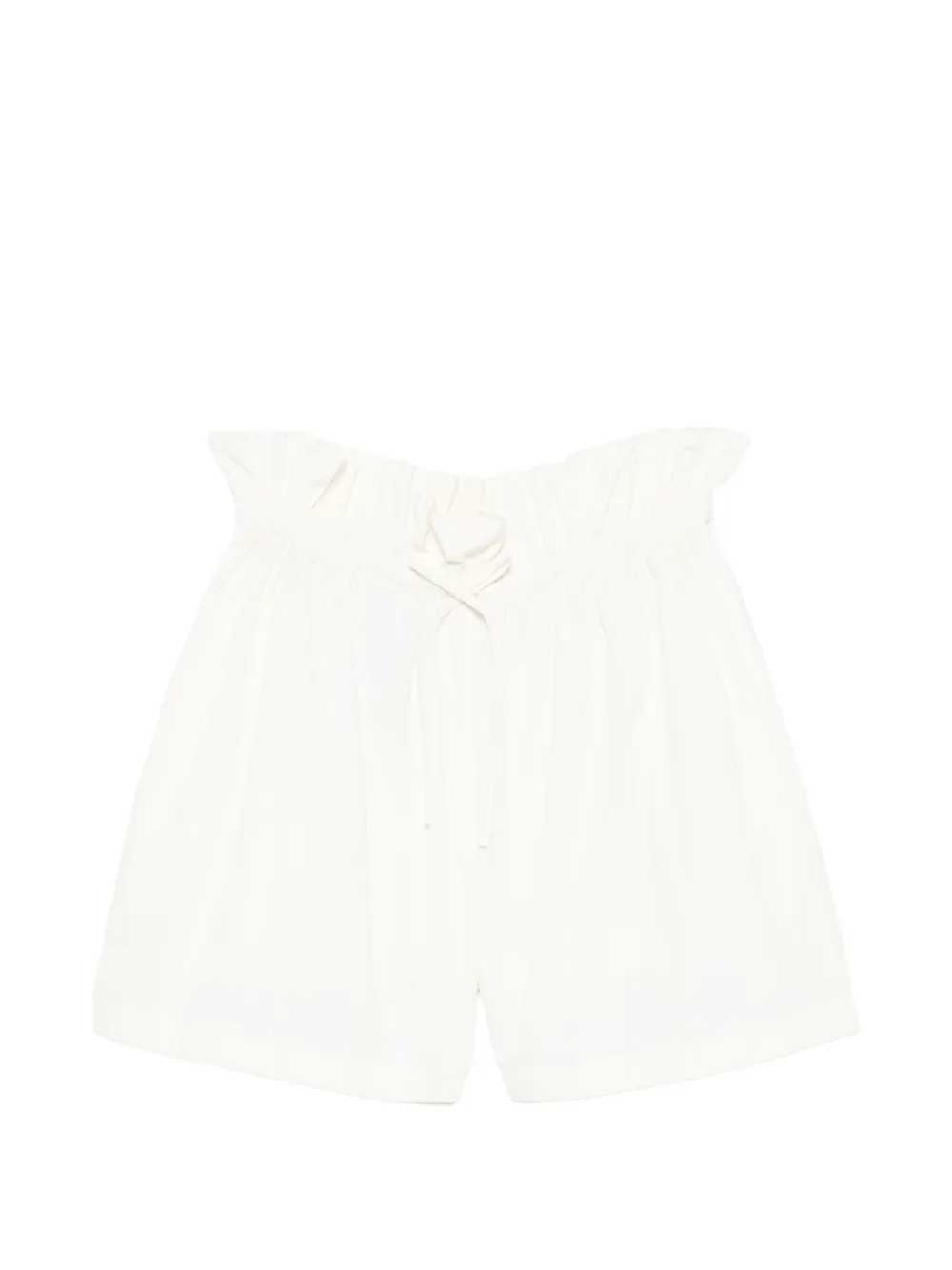 Jil Sander paperbag-waist drawstring shorts - Bianco