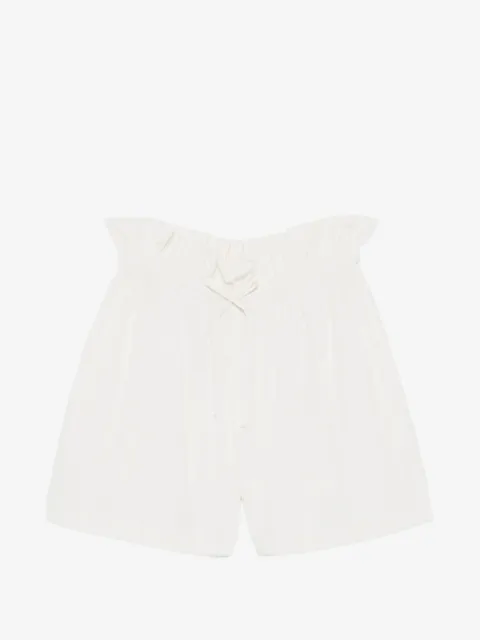 Jil Sander shorts con cordones en la pretina