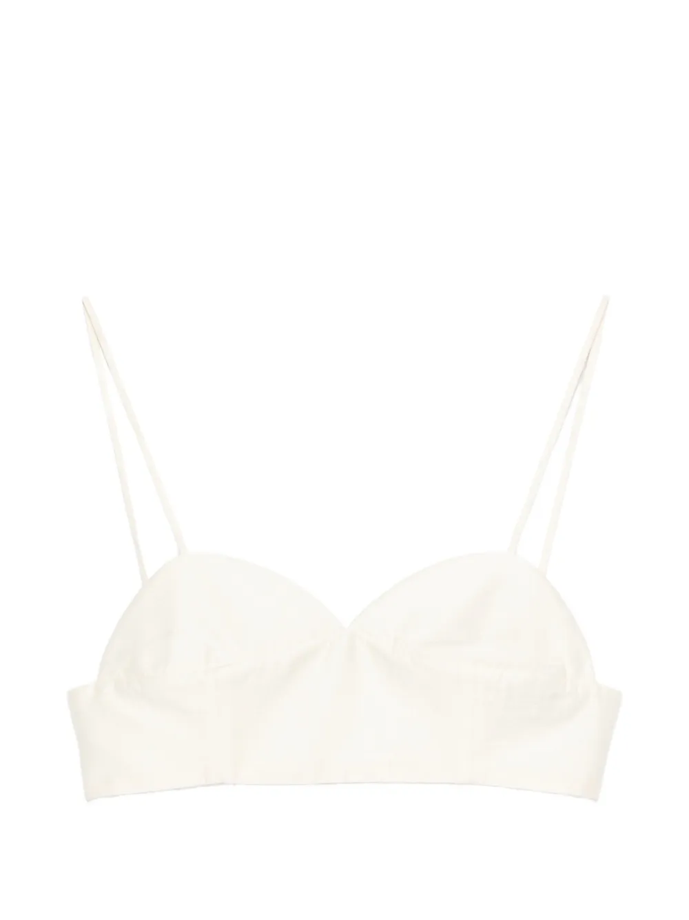 Cordera ribbed spaghetti-strap top - Toni neutri