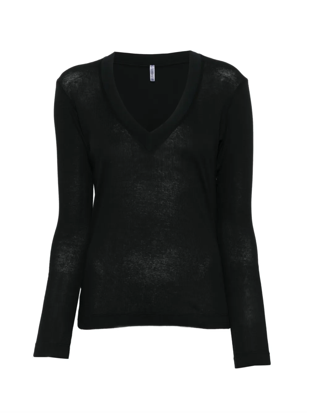 Daniele Fiesoli V-neck long-sleeve T-shirt - Nero