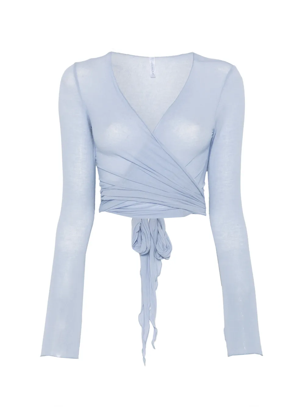 Daniele Fiesoli wrap-tie cardigan - Blu