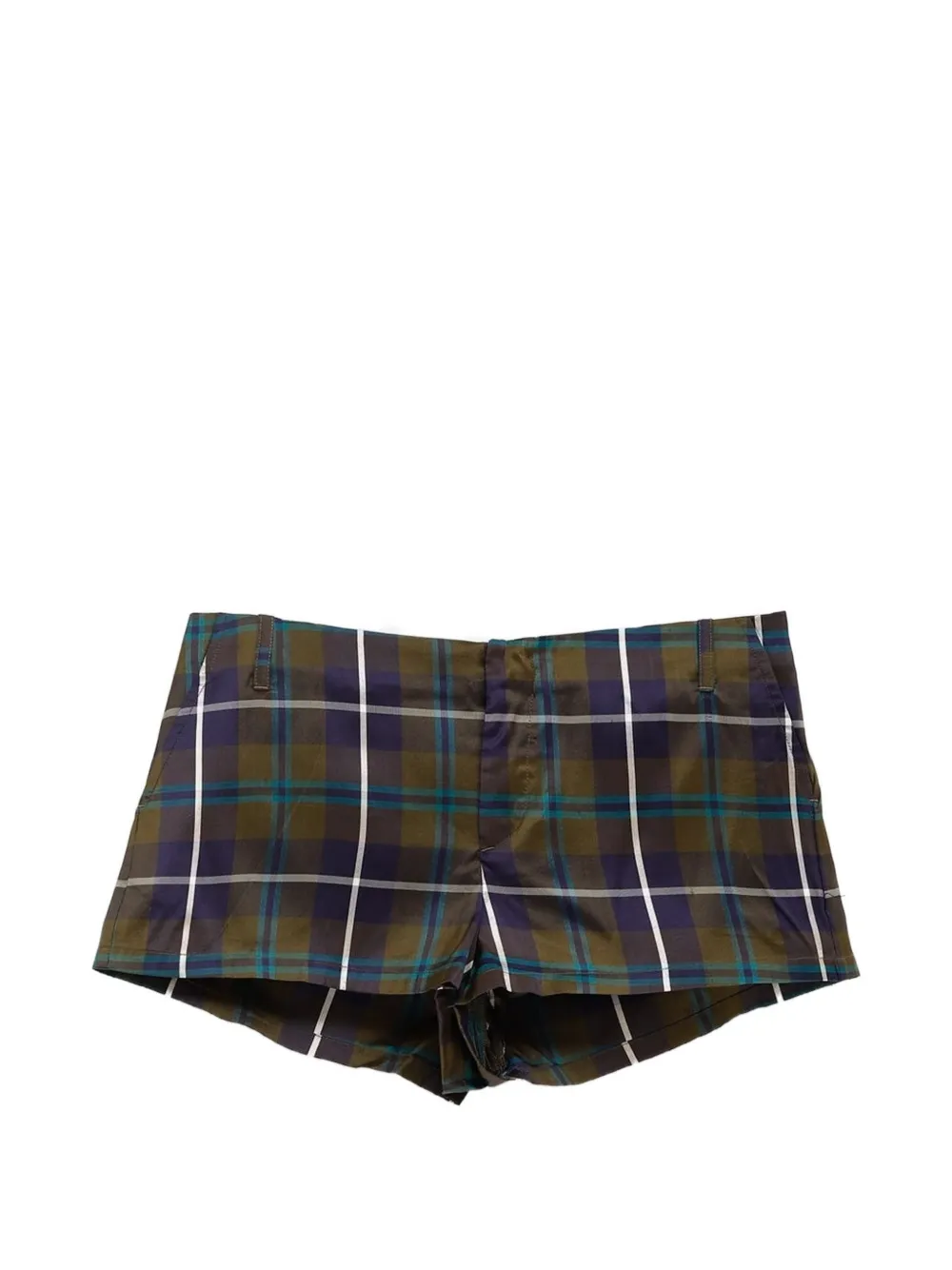 Paloma Wool check-pattern shorts - Blu