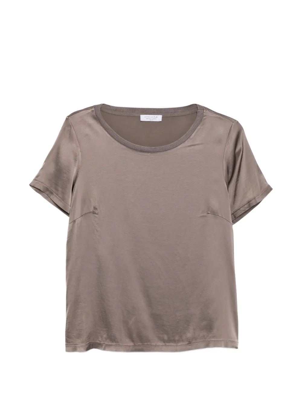 Daniele Fiesoli T-shirt con cuciture - Marrone