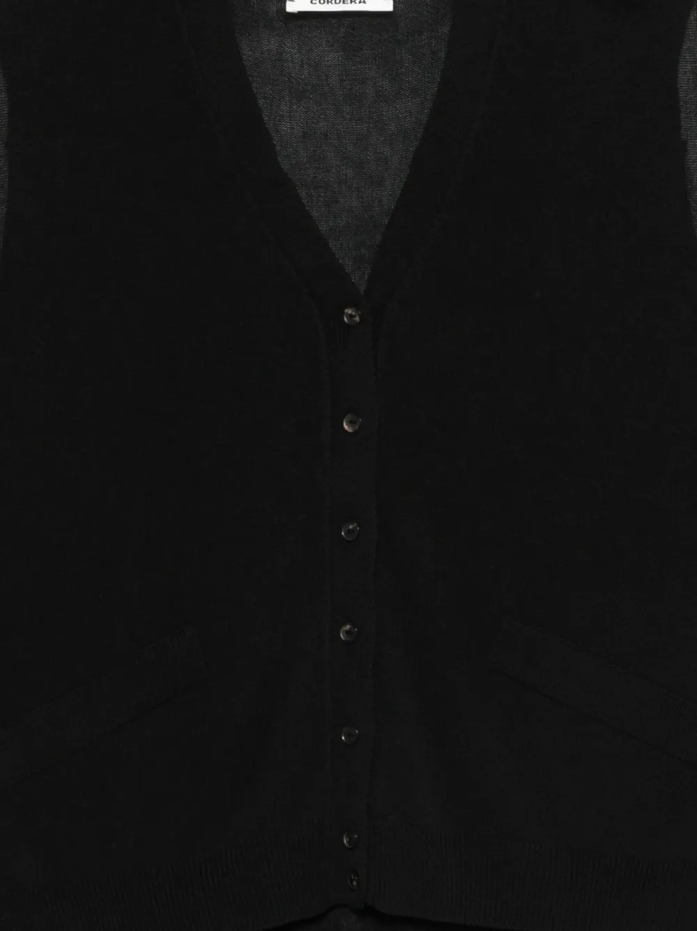  Cordera Top Con Botones - Negro 