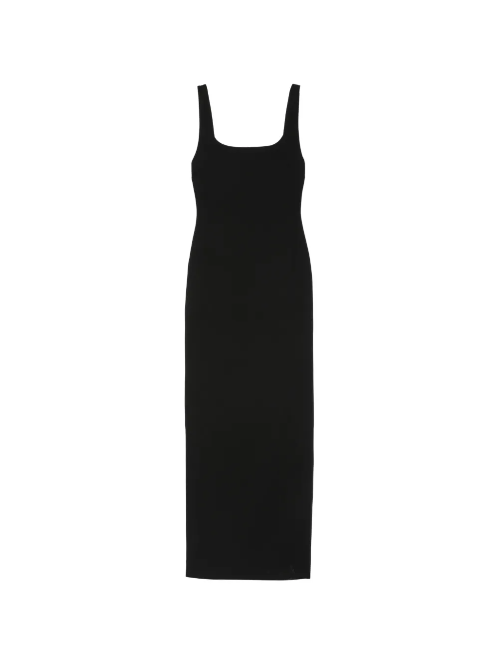 Solace London Aneila square-neck maxi dress - Schwarz