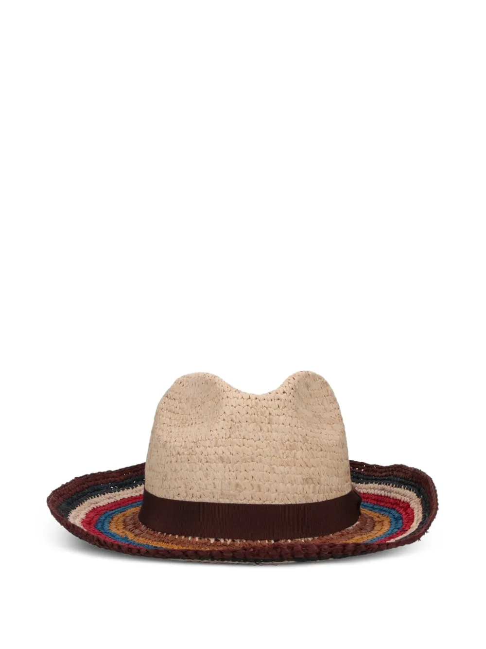 Paul Smith Signature Stripe fedora hat - Toni neutri