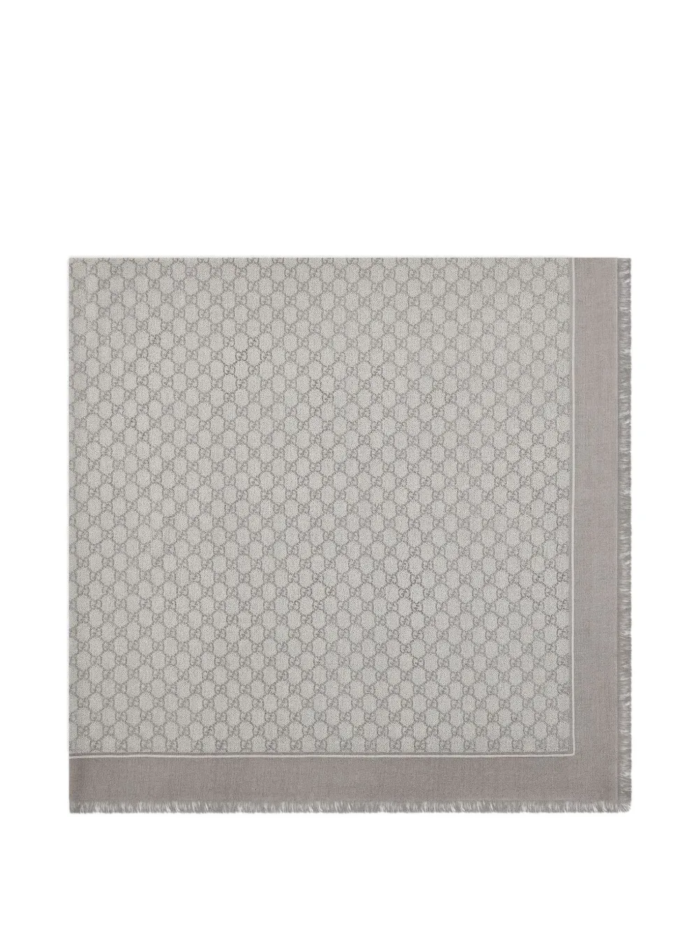  Gucci Gg Wool Scarf - Neutrals 