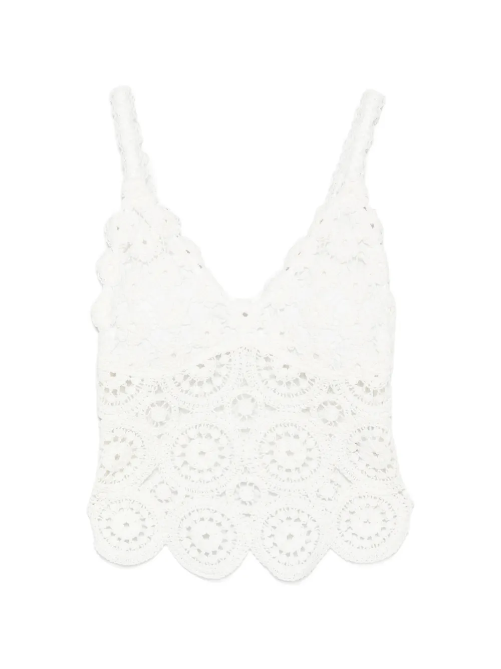 PHILIA LOFT V-neck top - Bianco