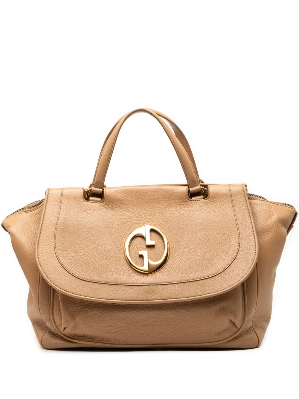 Gucci Pre-Owned 2000-2015 Medium Leather 1973 handbag - Marrone